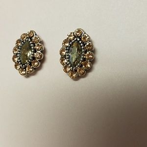 Gold Tone Fashion Earrings